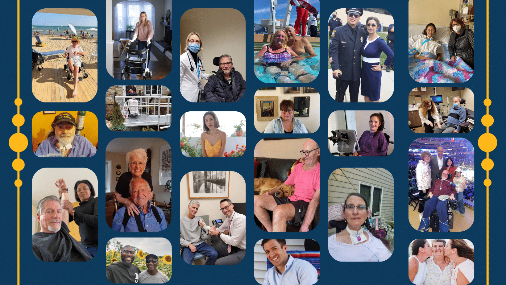 various people with ALS