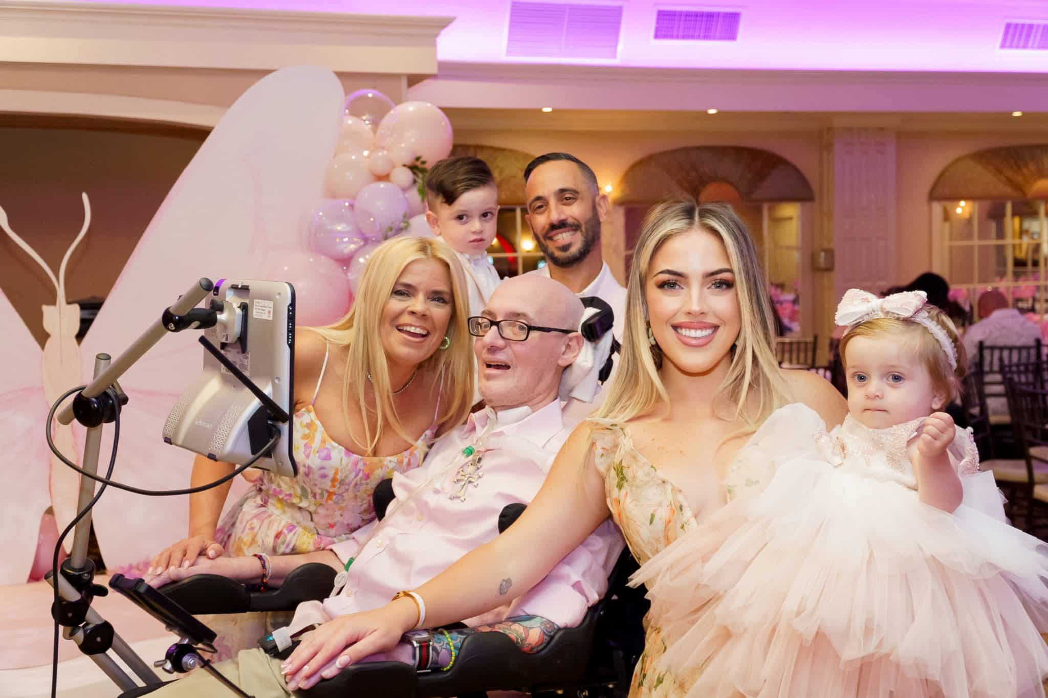 Mrs New Jersey with father who has ALS