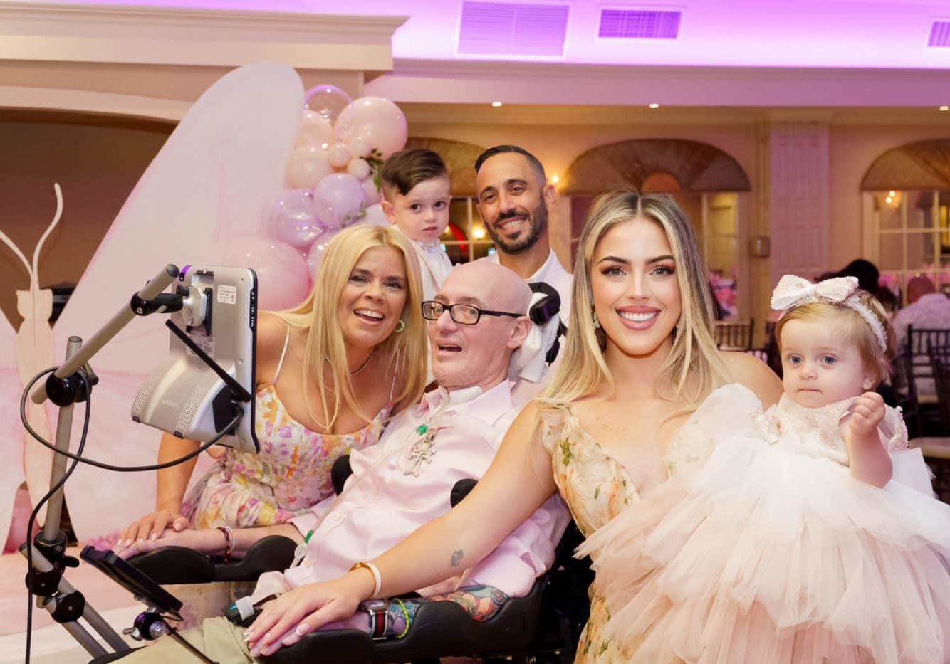 Mrs New Jersey with father who has ALS